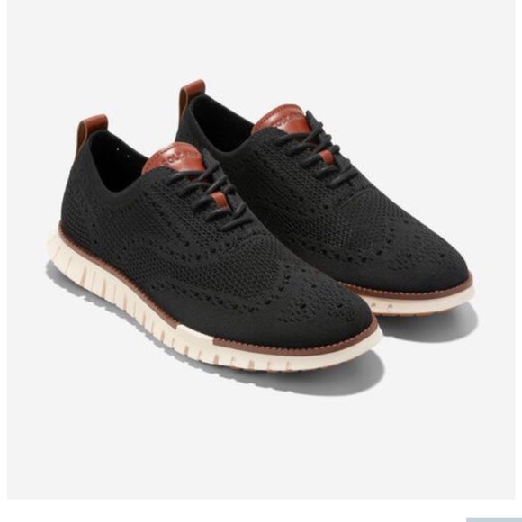 Men’s Cole Haan size 10.5 ZEROGRAND Remastered Stitchlite Wingtip Oxfords - Picture 2 of 16